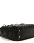 Lambskin Cannage Mini Lady D1OR Black
