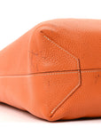 Taurillon Clemence Double Sens Reversible Tote Orange Gold