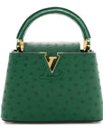 Ostrich Capucines Mini Mint