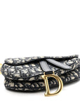 Oblique Mini Saddle Bag Blue