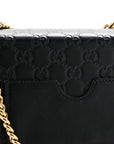 GCCIssima Small Padlock Shoulder Bag Black