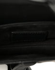 Ultra Matte Calfskin Mini Saddle Bag Black