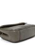 Lambskin Chevron Quilted Mini LouLou Dark Strong Moss