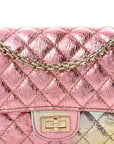 Metallic Goatskin Quilted 2.55 Reissue 225 Flap Multicolor