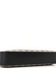 GG Supreme Monogram Medium Padlock Shoulder Bag Black