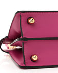Shiny Nappa Petite Peekaboo I SEE U Satchel Ciclamino Pilar