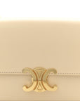 Shiny Calfskin Nano Triomphe Nude