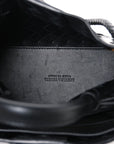 Nappa Intrecciato Small Andiamo Shoulder Bag Black