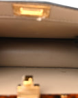 Shiny Nappa Petite Peekaboo I SEE U Satchel Tortora