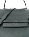 Grained Calfskin Micro Belt Bag Amazone
