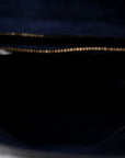 Patent Cannage Medium Supple Lady D1OR Navy Blue