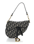 Oblique Saddle Bag Blue