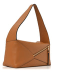 Calfskin Puzzle Hobo Warm Desert