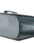 Calfskin Mini Barcelona Shoulder Bag Stone Blue
