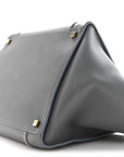 Baby Grained Calfskin Medium Phantom Luggage Kohl