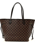 Damier Ebene Neo Neverfull MM Rose Ballerine