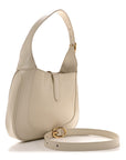 Boarded Dyana Lux Calfskin Small Jackie 1961 Hobo Mystic White