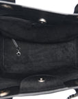 Caviar Small Studded Deauville Tote Black