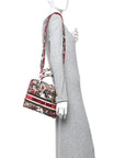 Canvas Embroidered Butterfly Print Medium Lady D-Lite Multicolor