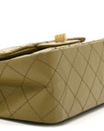 Aged Calfskin Quilted 2.55 Reissue 224 Flap Khaki