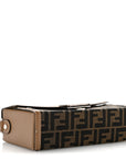 Recycled Fabric Jacquard Vitello King FF 1974 Baguette Soft Trunk Tobacco Moro Sand