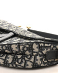 Oblique Saddle Bag Blue