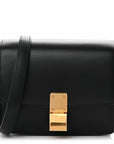 Box Calfskin Small Classic Box Flap Bag Black