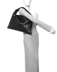 Calfskin Intrecciato Small Hop Fondant