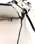 Calfskin Small Puzzle Bag White