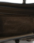 Drummed Calfskin Nano Luggage Souris