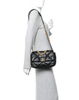 Lambskin Quilted Medium CHNL 19 Flap Black