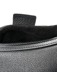 Supple Calfskin Cuir Triomphe Small Heloise Shoulder Bag Black