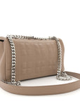 Lambskin Quilted Small Lola Bag Camel