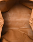 Smooth Butter Calf The Pouch Oversized Clutch Cammello