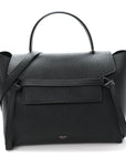 Grained Calfskin Mini Belt Bag Black