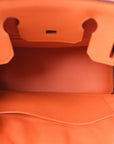 Taurillon Clemence Birkin 30 Orange