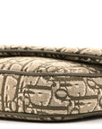 Oblique Saddle Triple Pouch Green