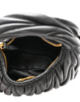 Nappa Matelasse Mini Wander Hobo Black