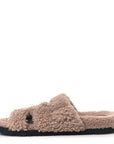 Woolskin Womens Chypre Sandals 40 Bois De Santal