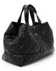 Calfskin Macrocannage Medium Toujours Black