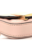 Nappa Matisse FF Embossed Nano Maxi Buckle Baguette Charm Rosa Quarzo
