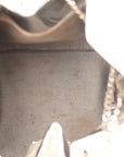 Metallic Patent Bon Bon Bag Silver