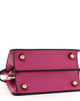 Shiny Nappa Petite Peekaboo I SEE U Satchel Ciclamino Pilar