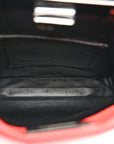 Vitello Seta Nappa Mini Plexi Handle Peekaboo Iconic Satchel Pomodoro