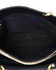 Caviar Quilted Grand Shopping Tote GST Black