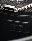 Grain De Poudre Small Monogram Kate Satchel Black