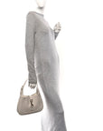 Sea Calfskin Web Small Jackie Shoulder Bag Sphinx