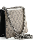 GG Supreme Monogram Mini Dionysus Shoulder Bag Black