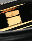 Shiny Nappa Petite Peekaboo I SEE U Satchel Black