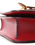 Box Calfskin Teen Classic Box Flap Bag Red